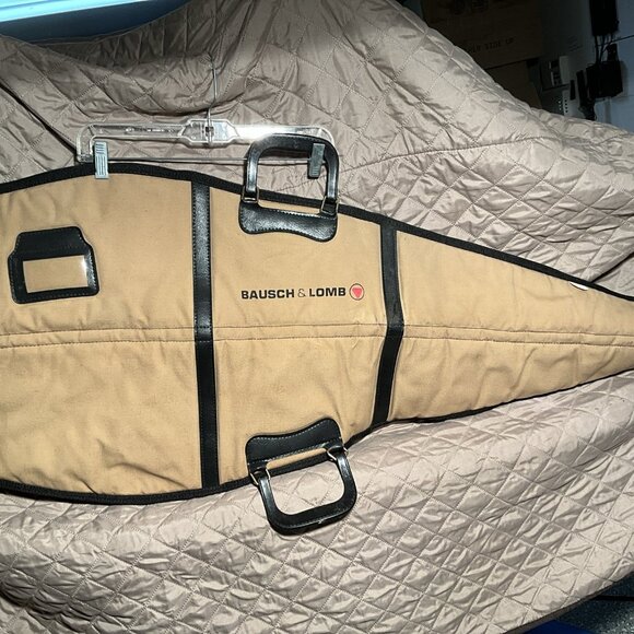 Bausch & Lomb Soft Ultra Padded Canvas Rifle Carrying Bags Vintage 1980’s Rare - Picture 4 of 16